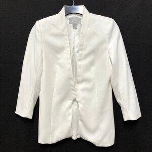 Womens H&M Blazer Jacket Size 4 Off White